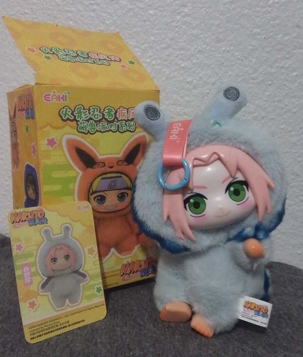 Boneco Porta-chaves Sakura – Naruto Q-Version - Azul Bébé