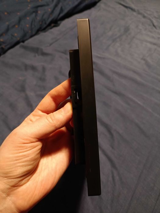 Przycisk do spłuczki czarny mat