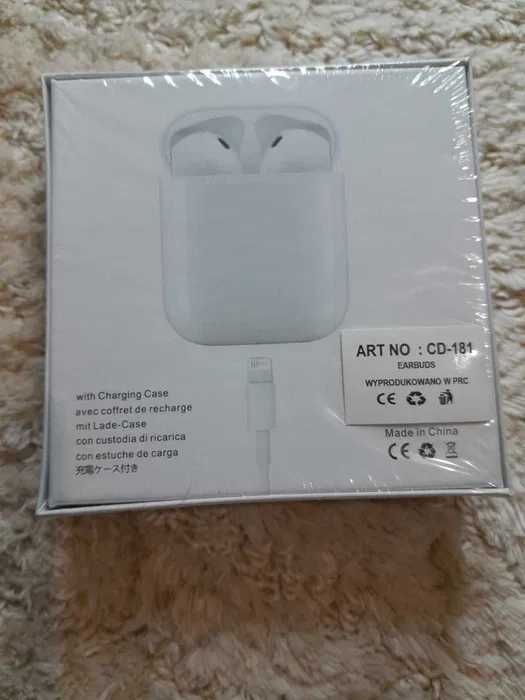 Nowe słuchawki bezprzewodowe etui powerbank Totalna Wyprzedaż !!