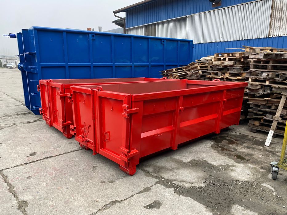 Kontenery typu hakowiec KP 7 otwarty odpady śmietnik recykling