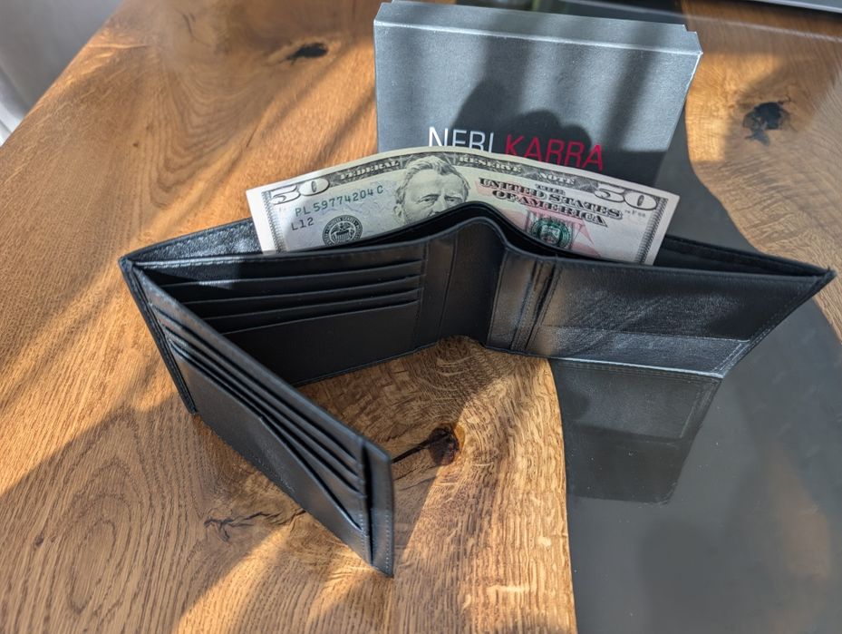 Гаманець чоловічий NERI KARRA. Натуральна шкіра.