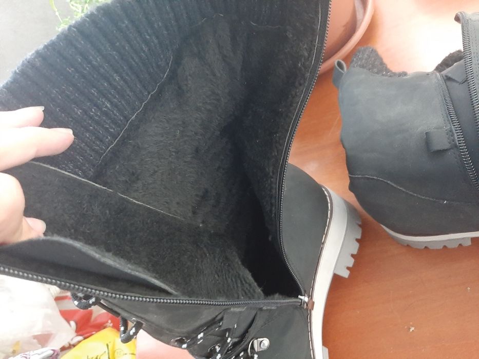 Bota cano alto fecho + cortao quentinhas tam.40