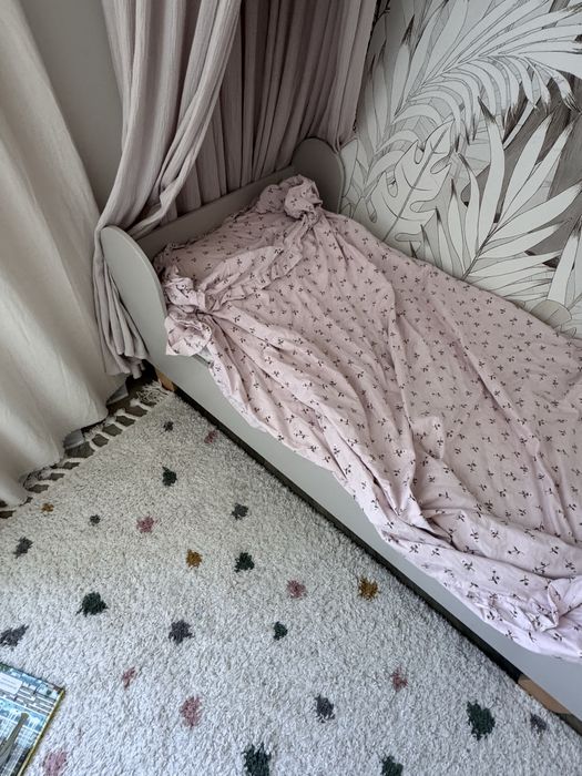 Łóżko dziecięce Basic kaszmir z materasem