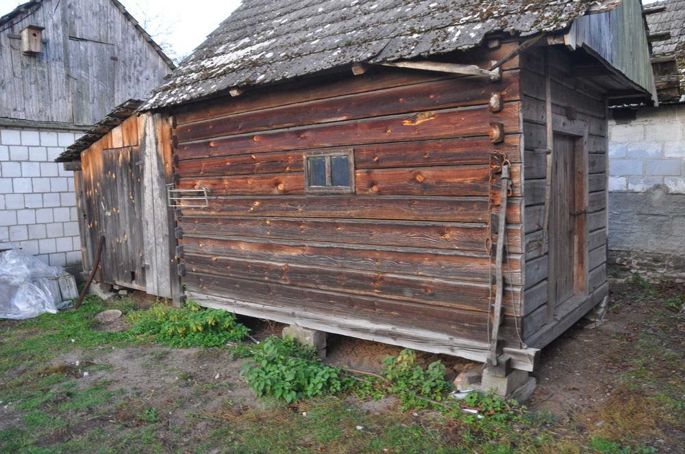 Komórka, spichlerz, domek na działkę  z bali sosnowych