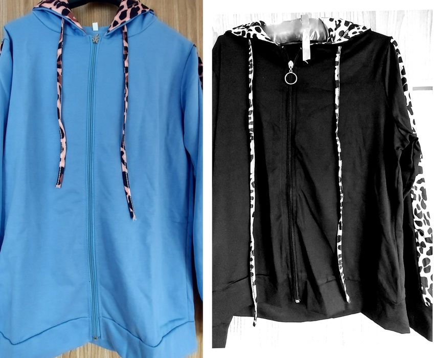 Dres damski nowy M/L niebieski i czarny