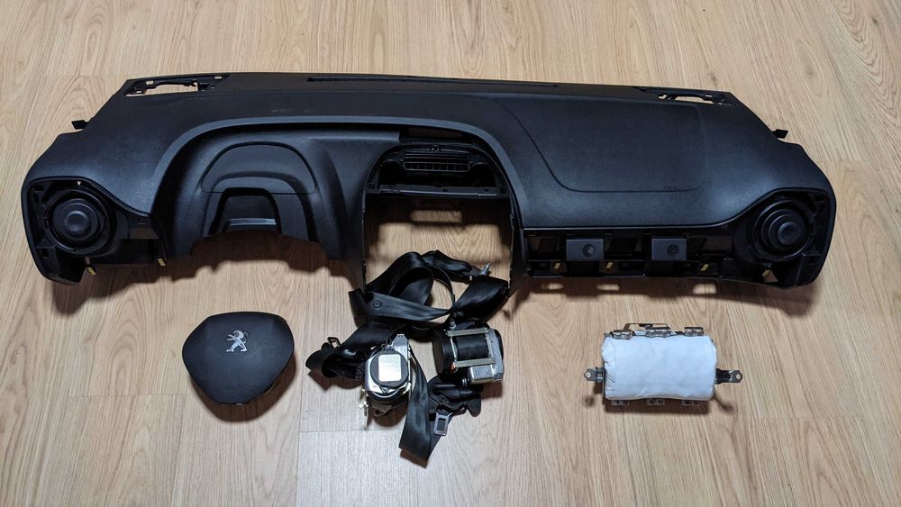 Conjunto Kit Airbags Tablier Peugeot 108 Original