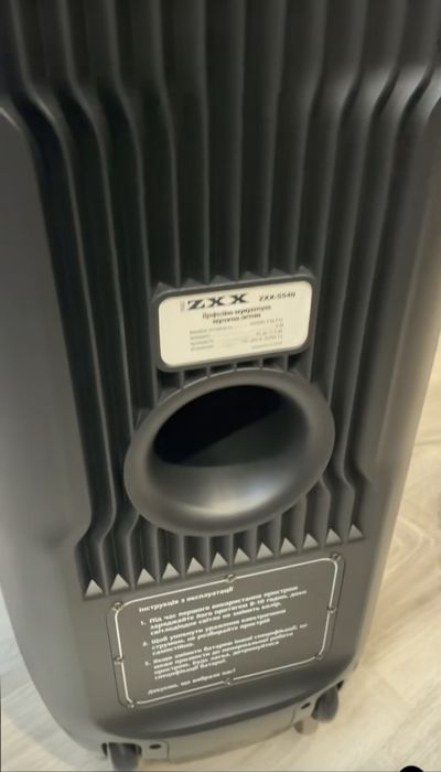 Акустична портативна  колонка ZXX 100 Вт з караоке та мікрофонами.