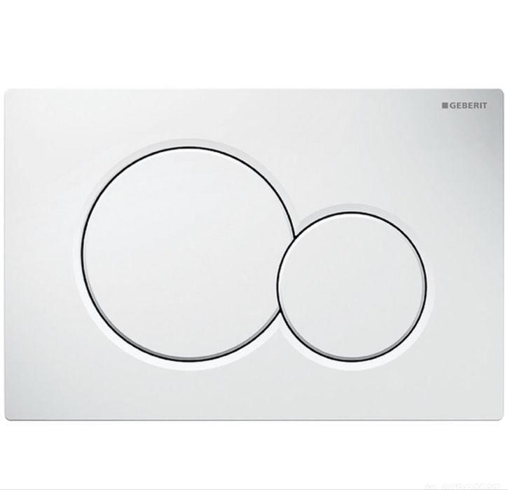Кнопка змиву Geberit Sigma 01, біла