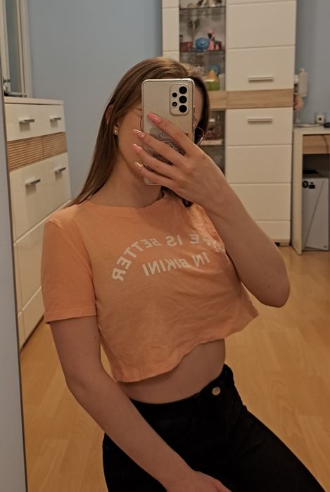 crop top sinsay xs