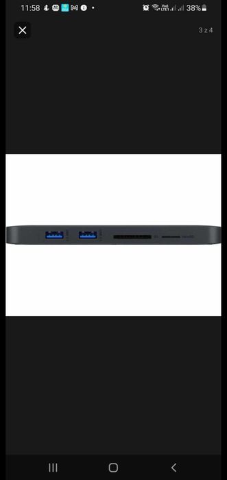 Stacja Dokująca HUB do Konsol PS5 USB-C 3.2 PD100W Slot NVMe 10Gbs HDM