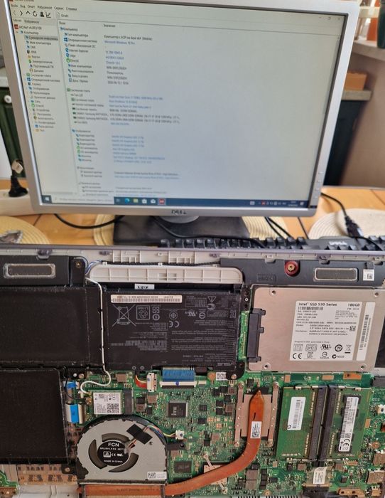 Intel i7-7500U/GeForce940mx Робоча нижня частина материнка Ноутбук Asus vivoBook 15 x510UQ під  запчастини