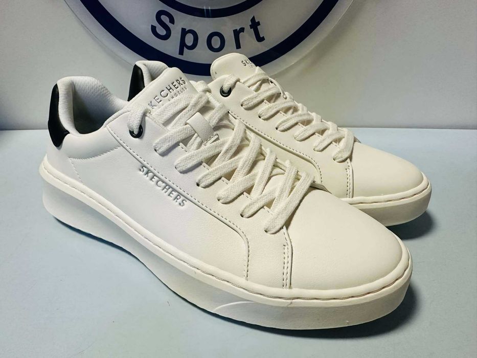 Skechers Court Break sneaker 183175/WHT  męskie obuwie białe  45