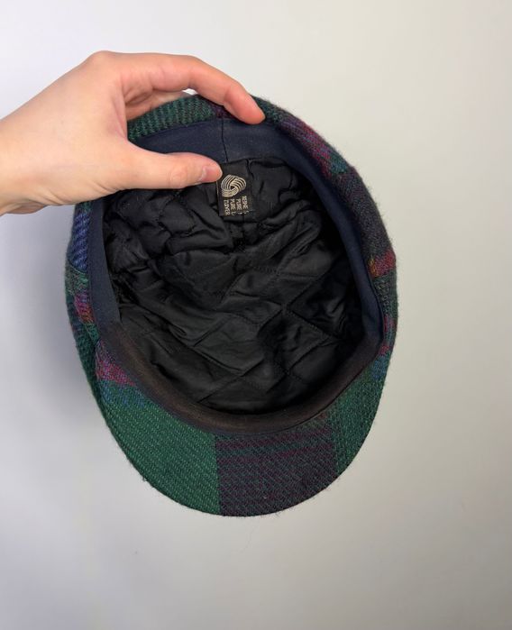 Wełniany Kaszkiet Harris Tweed Pure New Wool Vintage