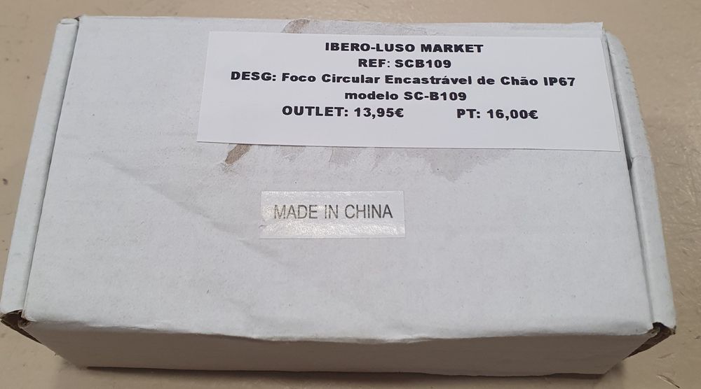 Foco circular de encastre chão IP67 modelo SC-B109
