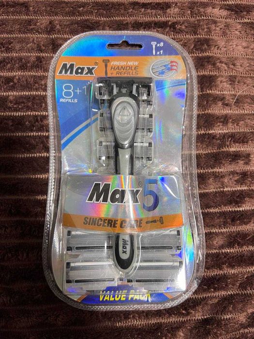 Бритвений станок Max 5 + 8 змінних касет
