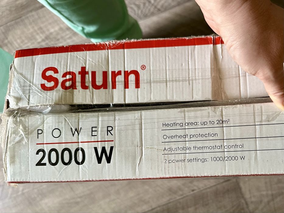 Обігрівач конвектор Saturn ST-HT8667 - новий, 2000 Вт,