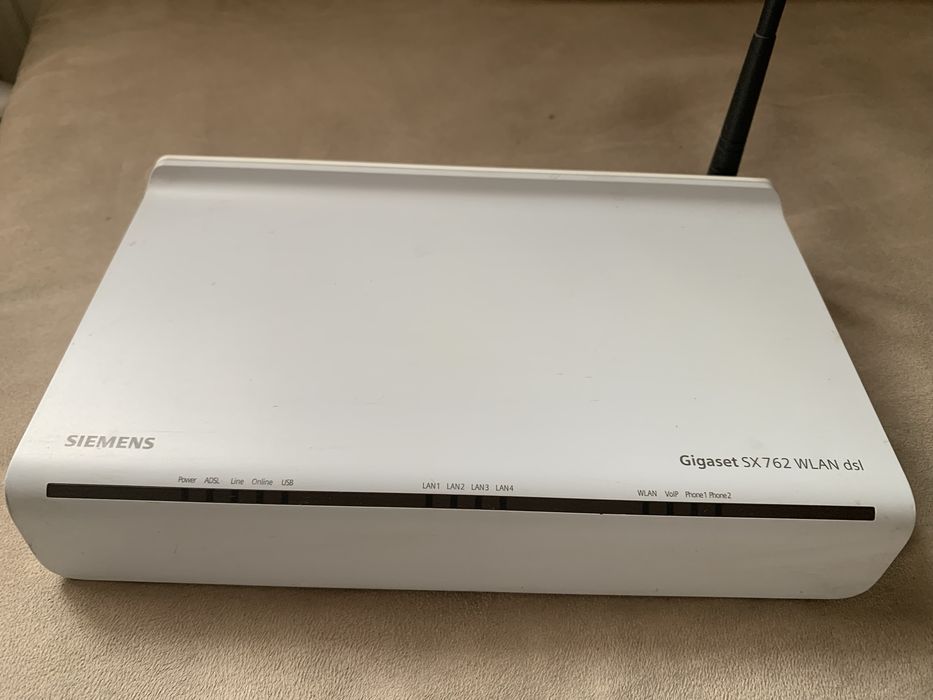 Router Siemens Gigaset SX762 – WiFi, VoIP, 4×LAN, sprawny