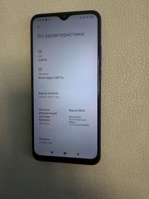 Б/у мобільні телефони з гарантією Xiaomi 9 3+32