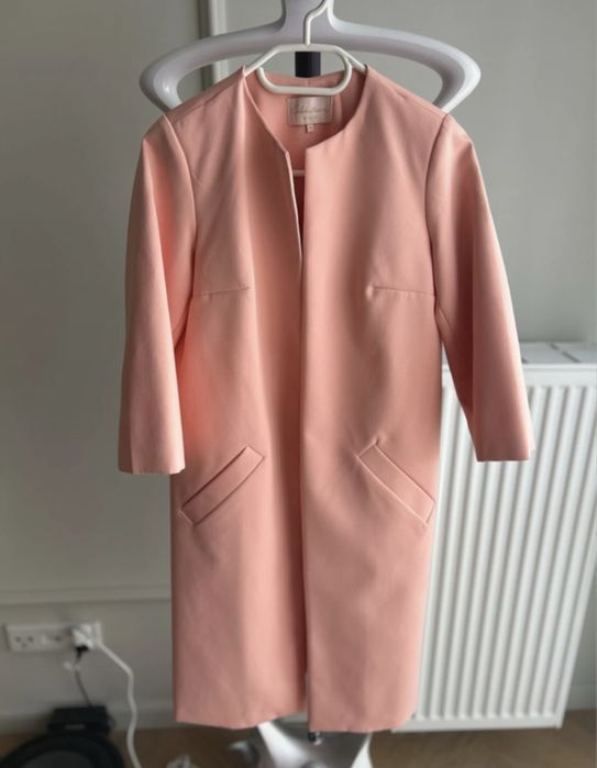 Mohito morelowy brzoskwiniowy plaszcz narzutka marynarka XS S