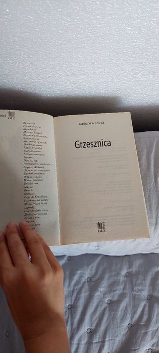 Książka: "Grzesznica" autorstwa Doroty Wachnickiej. Romans