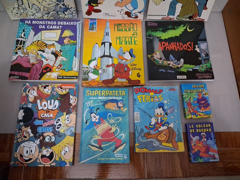 Conjunto de Livros de Banda Desenhada Antigos