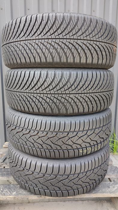 195/55/16 komplet wielosezonowe Goodyear, Barum