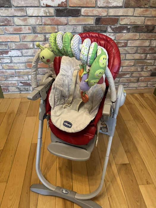 Стульчик Chicco Polly Magic Bordeaux для годування