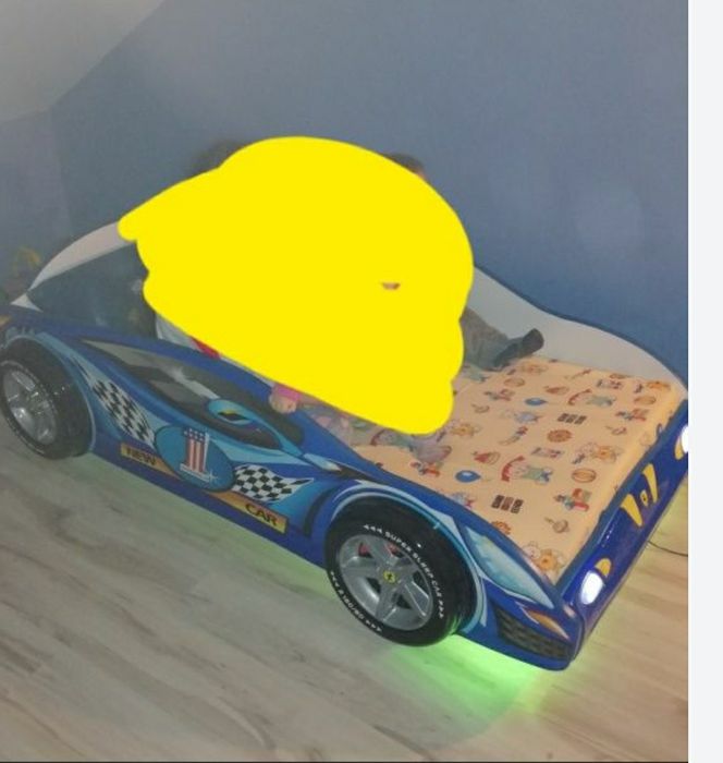 Lozko dla dzieci karoca auto meble przedpokoj