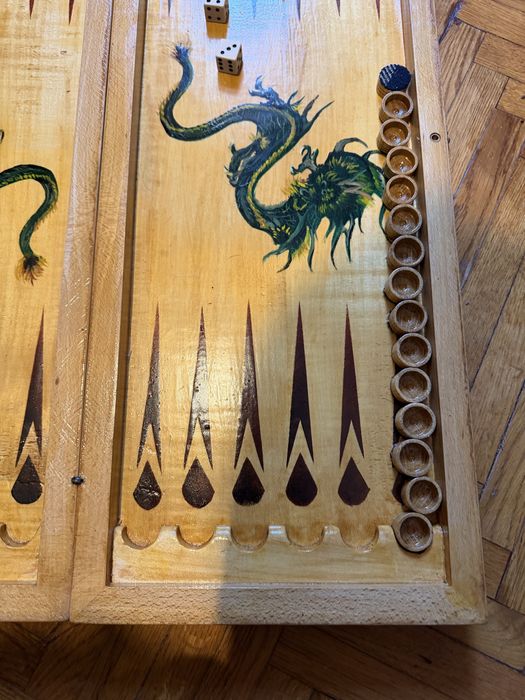 Нарди ручноі роботи дерево