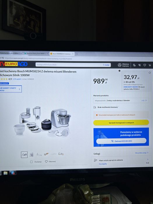 Robot planetarny BOSCH MUM58234 2 misy