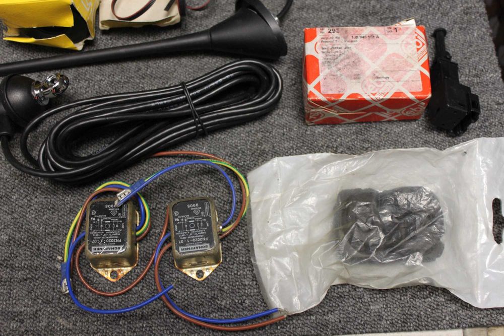 do auta klamki, filtr, antena całość