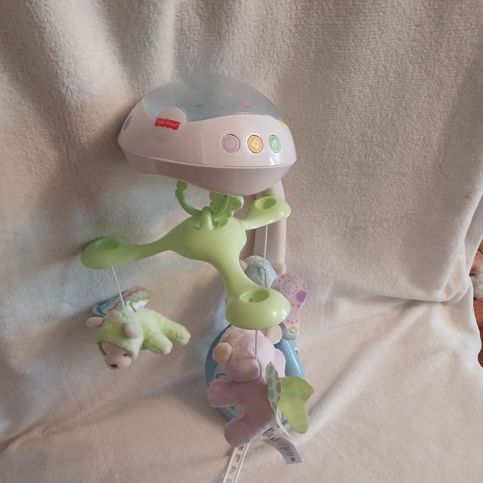 Мобіль,нічник на ліжечко від  Fisher-Pric ідеальний станe