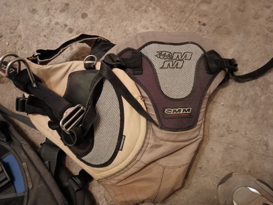 Trapez, paleta z przegubem, fał startowy do windsurfingu