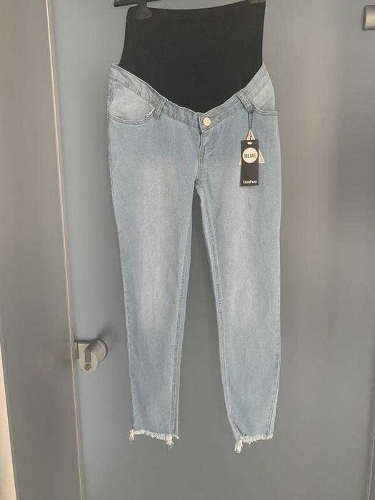 Джинсы брюки для беременных boohoo