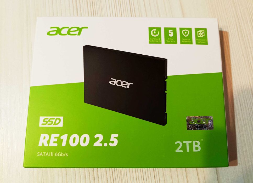 ssd 2 tb Acer re100 серійний номер ASAB53060100284