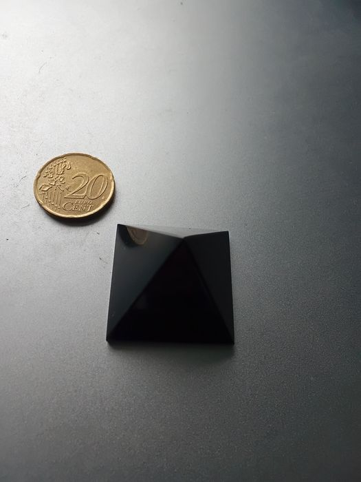 Pirâmide  Quartzo de Obsidiana natural, torre de energia de cura Reiki