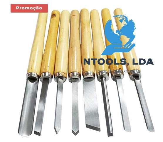 Conjunto de Formões Buris Cinzel Grosas Goivas Plainas para Madeira