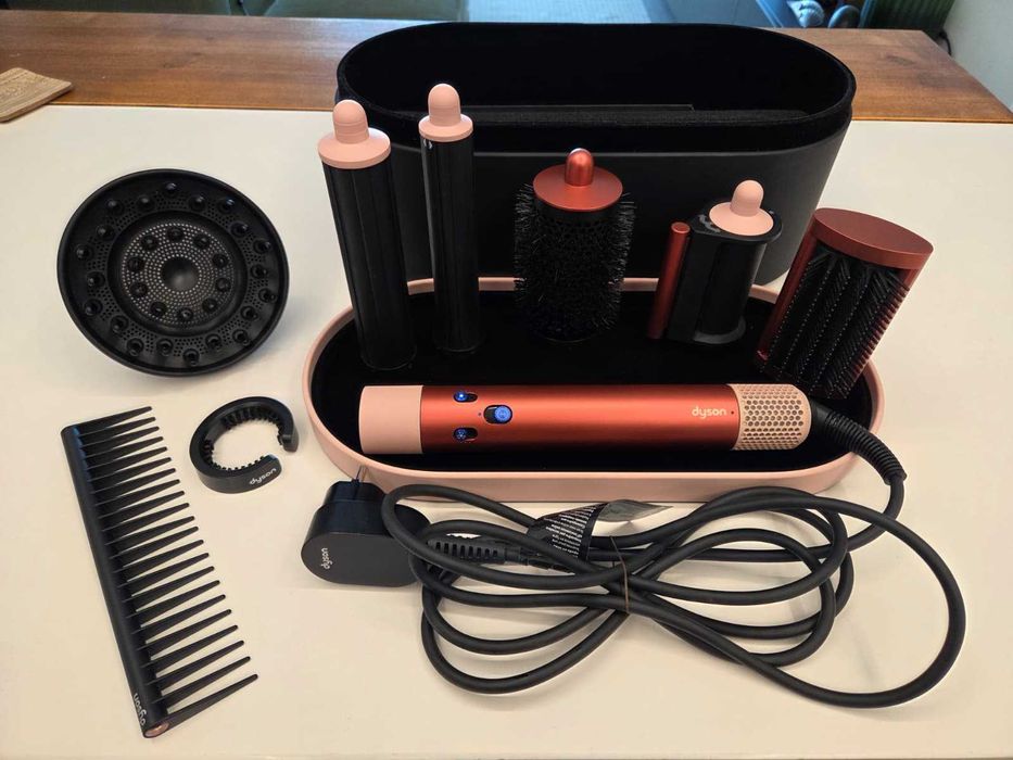 Dyson Airwrap HS05 Strawberry Bronze completo com garantia extra