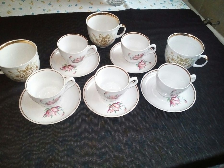 Чашки кофейные и набор кофейный