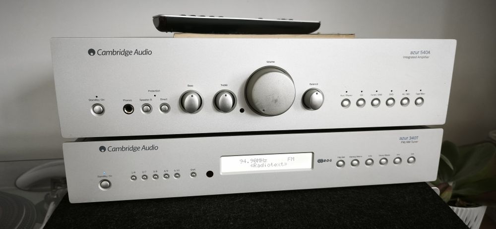 Cambridge Audio Wzmacniacz 540A  plus Tuner ,oryginalny pilot , instrukcja