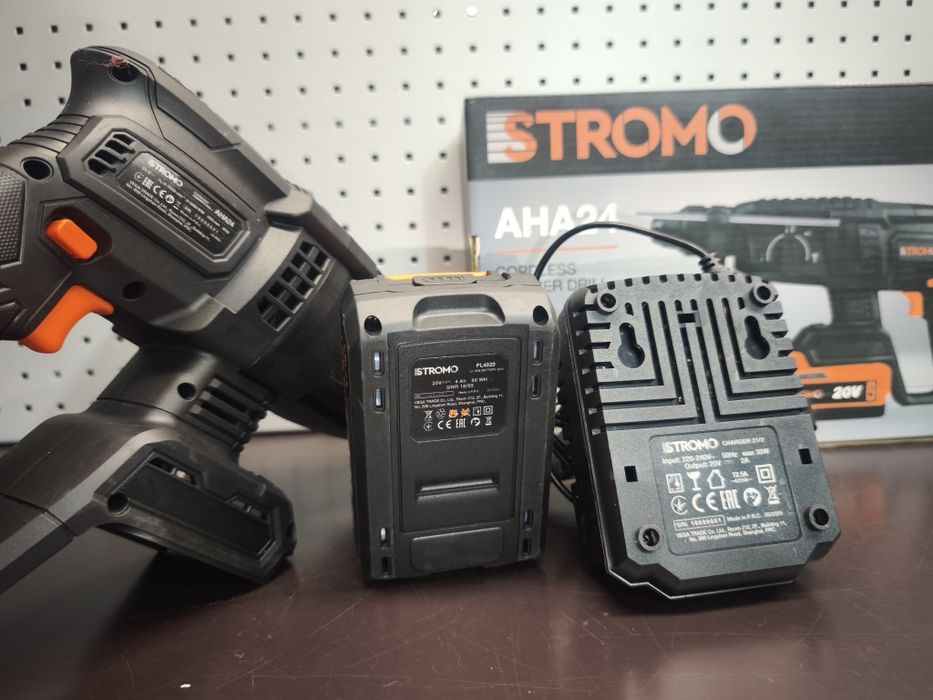 Перфоратор аккумуляторний  STROMO AHA-24 (1 АКБ та ЗП)