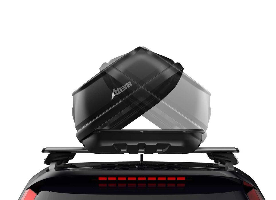 Bagażnik Box dachowy Kufer Boks bagażowy Atera Casar XL antracyt 540l