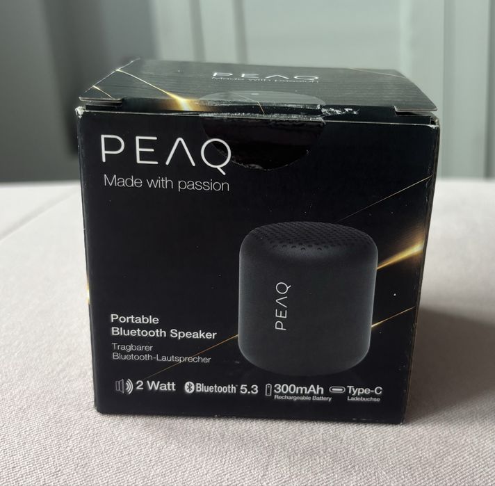 Nowy głośnik bluetooth PEAQ