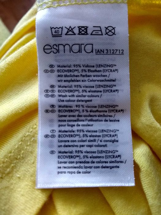 Śliczna bluzeczka, dekolt woda, Esmara, rozmiar 44