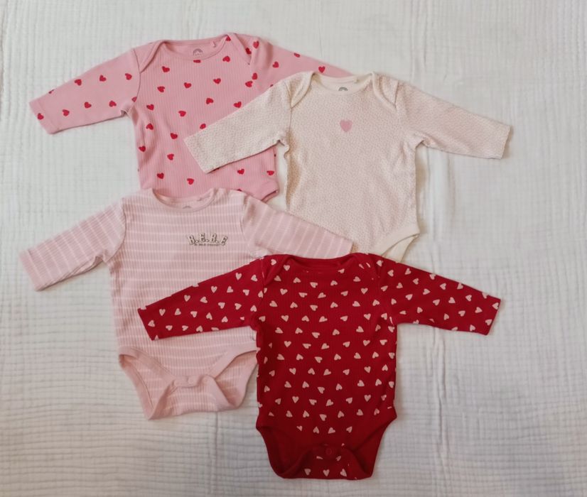 Боді next до  довгого рукава 62-68