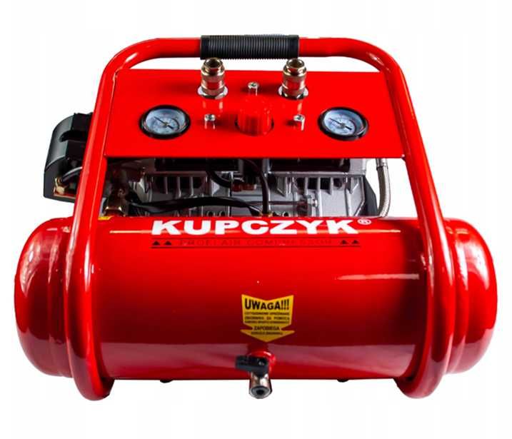 Kompresor Bezolejowy Wyciszony 6L Kupczyk FLO-6  1,1 KW   167 l/min
