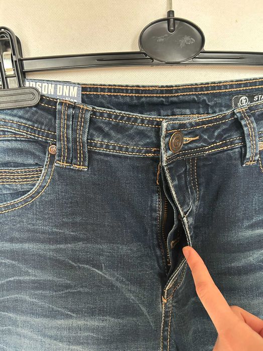 Tom Tompson Dnm _ Spodnie jeansowe jeansy 34/32 _ slim tapered