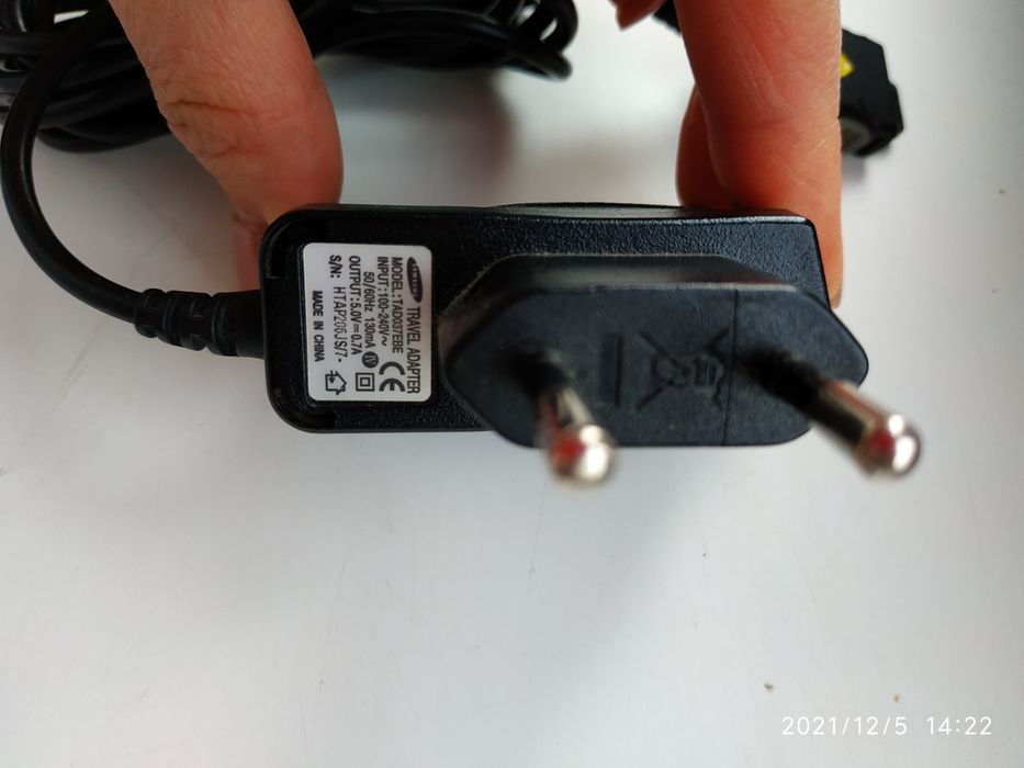 Зарядное устройство Samsung, адаптер