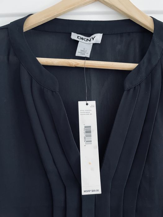 DKNY bluzka koszula czarna S 36