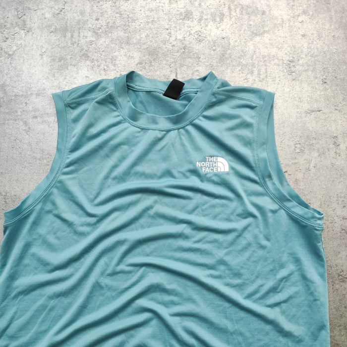 MĘSKA Koszulka PREMIUM Trekking TNF Haft Góry bez Rękaw The North Face